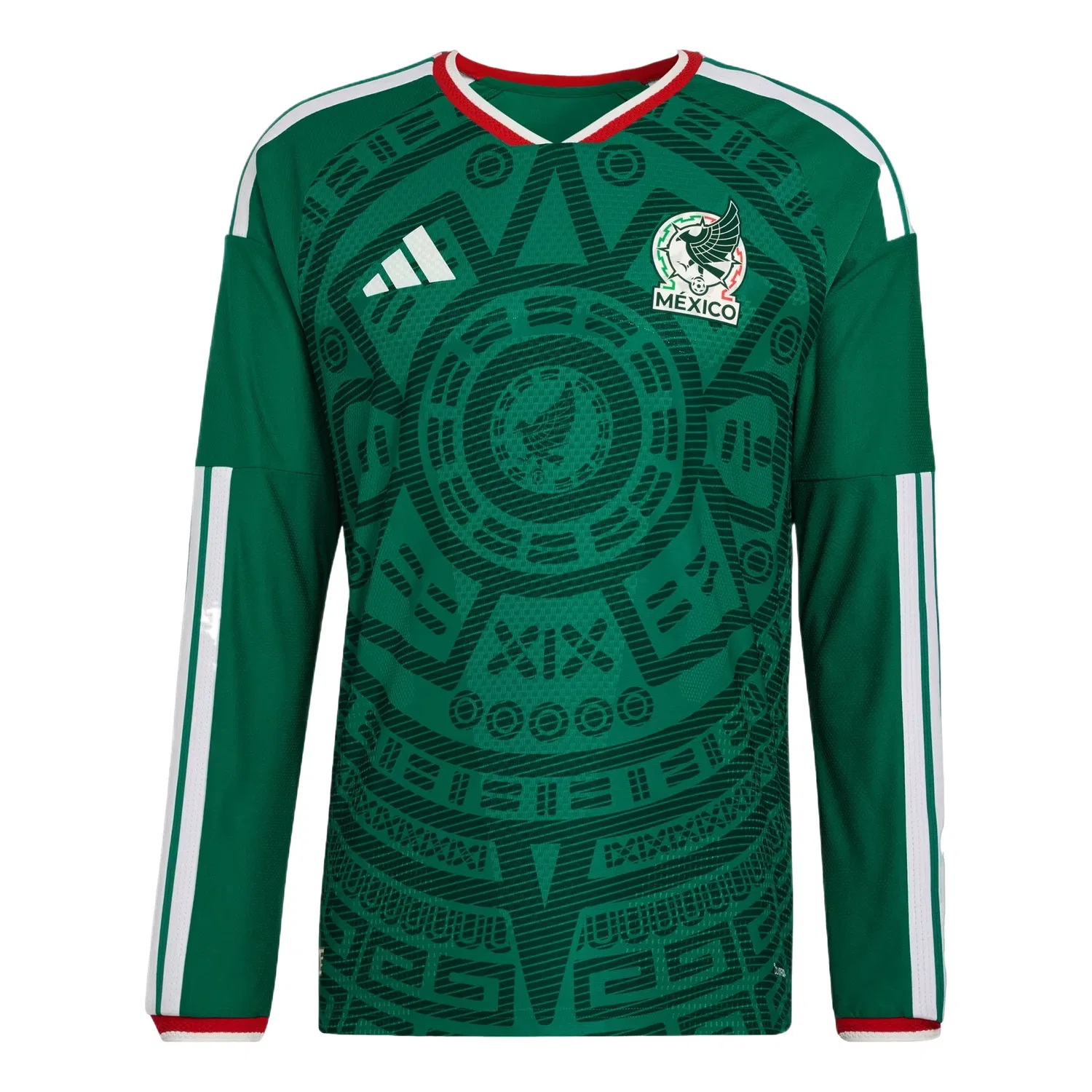 Мужская футболка с длинным рукавом Mexico 26 Home Authentic Adidas, зеленый