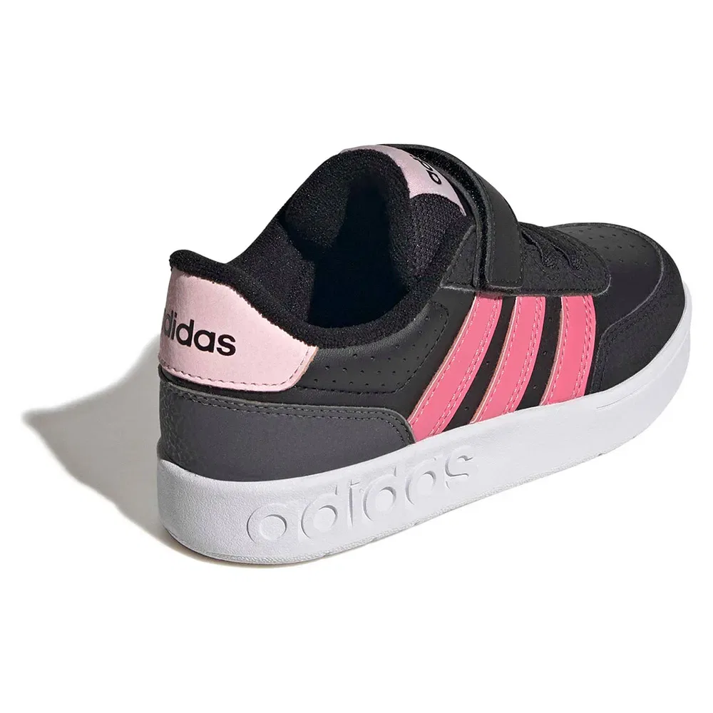 Детские кроссовки для девочек с липучкой Breakbase Adidas, Black — фото 4