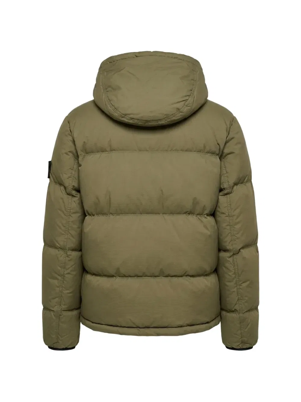 Куртка с капюшоном и набивным утеплителем Stone Island, зеленый — фото 2