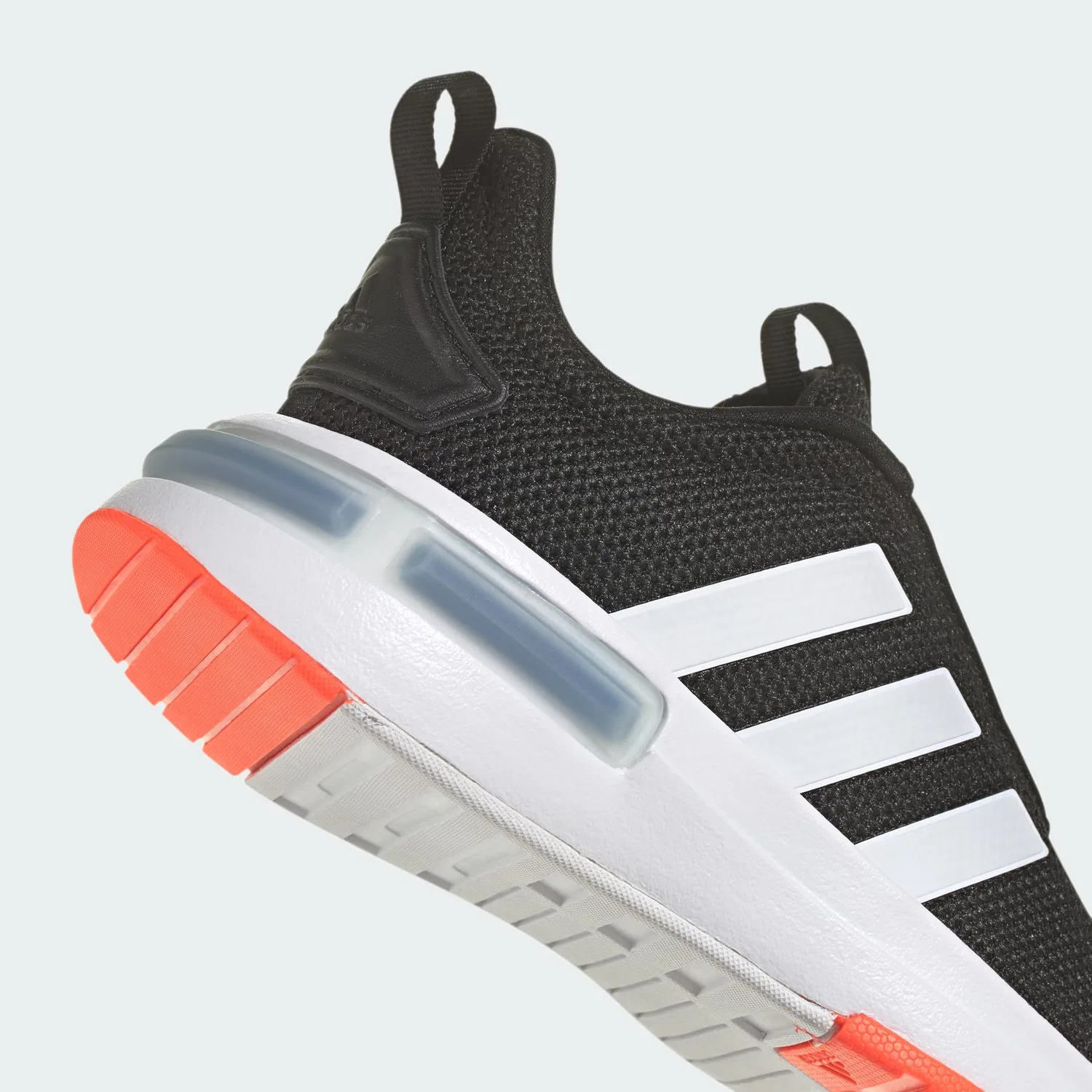Детские кроссовки для мальчиков беговые Racer Tr23 Adidas, Core Black Cloud White Solar Red — фото 4