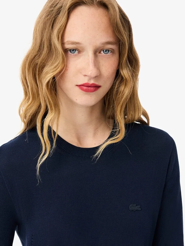 Свитер LACOSTE AF4145, хлопковый, круглый вырез — фото 2