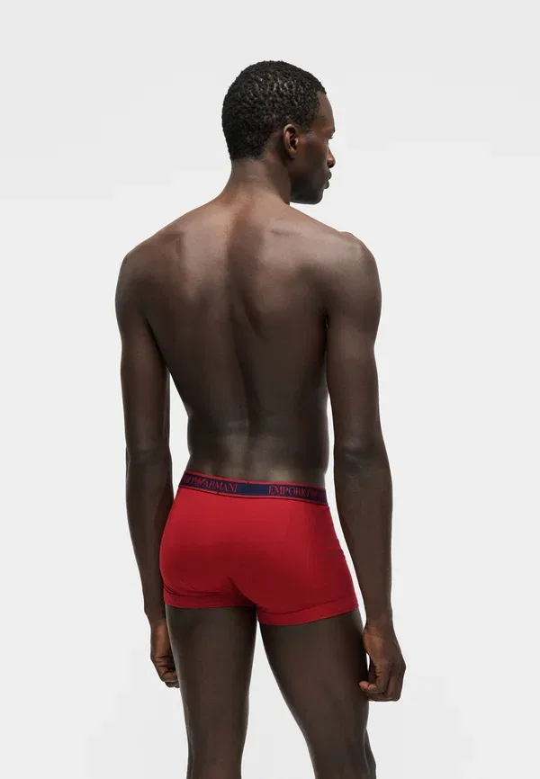 Трусы Core с логотипом, комплект из 3 штук Emporio Armani, белый/черный/красный — фото 3