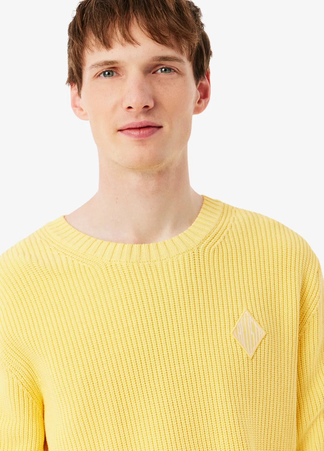Свитер Lacoste Classic Fit, желтый — фото 2