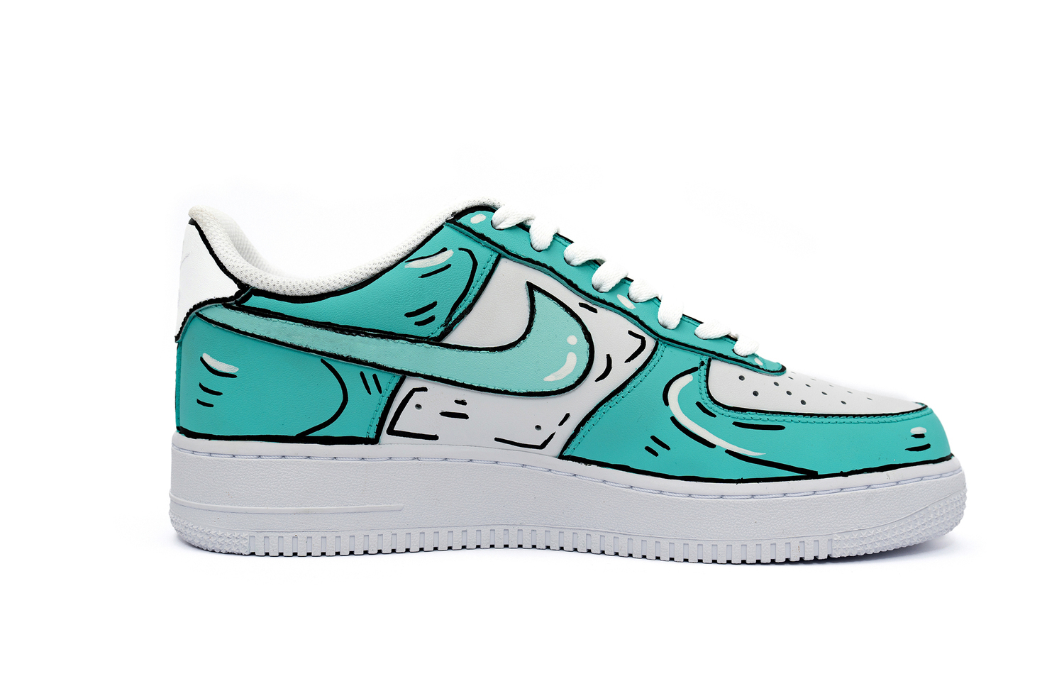 Мужские кроссовки Nike Air Force 1 White — фото 2