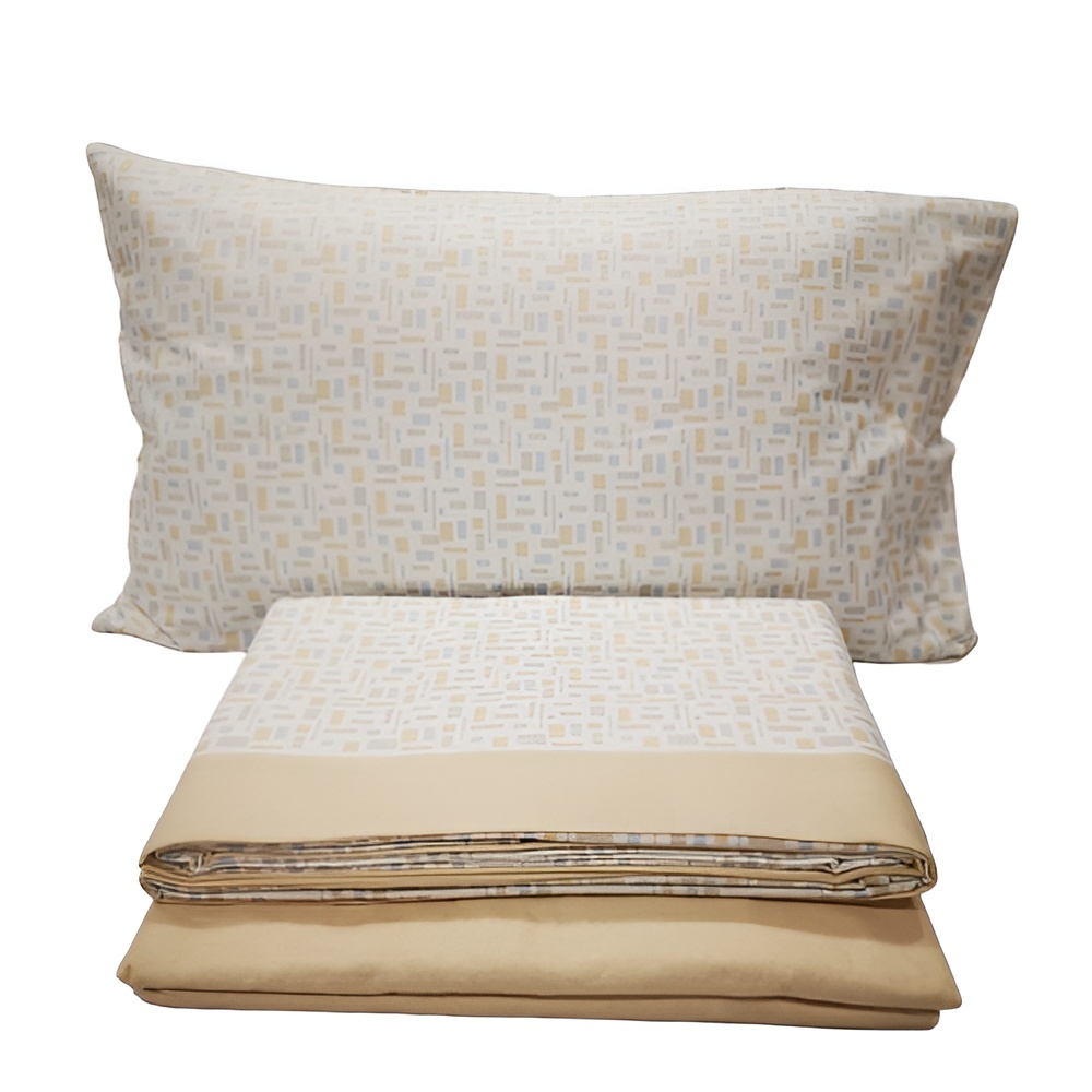 

Комплект полутороспального постельного белья Vallesusa Flannel Modern, бежевый
