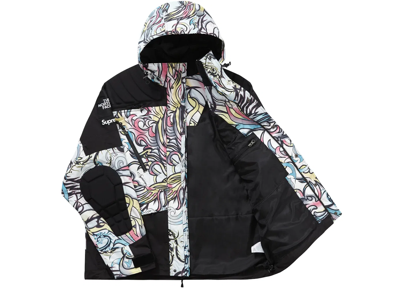Мужская куртка с водонепроницаемым нейлоновым материалом Jacket (FW22) Supreme, Multicolor Dragon — фото 2