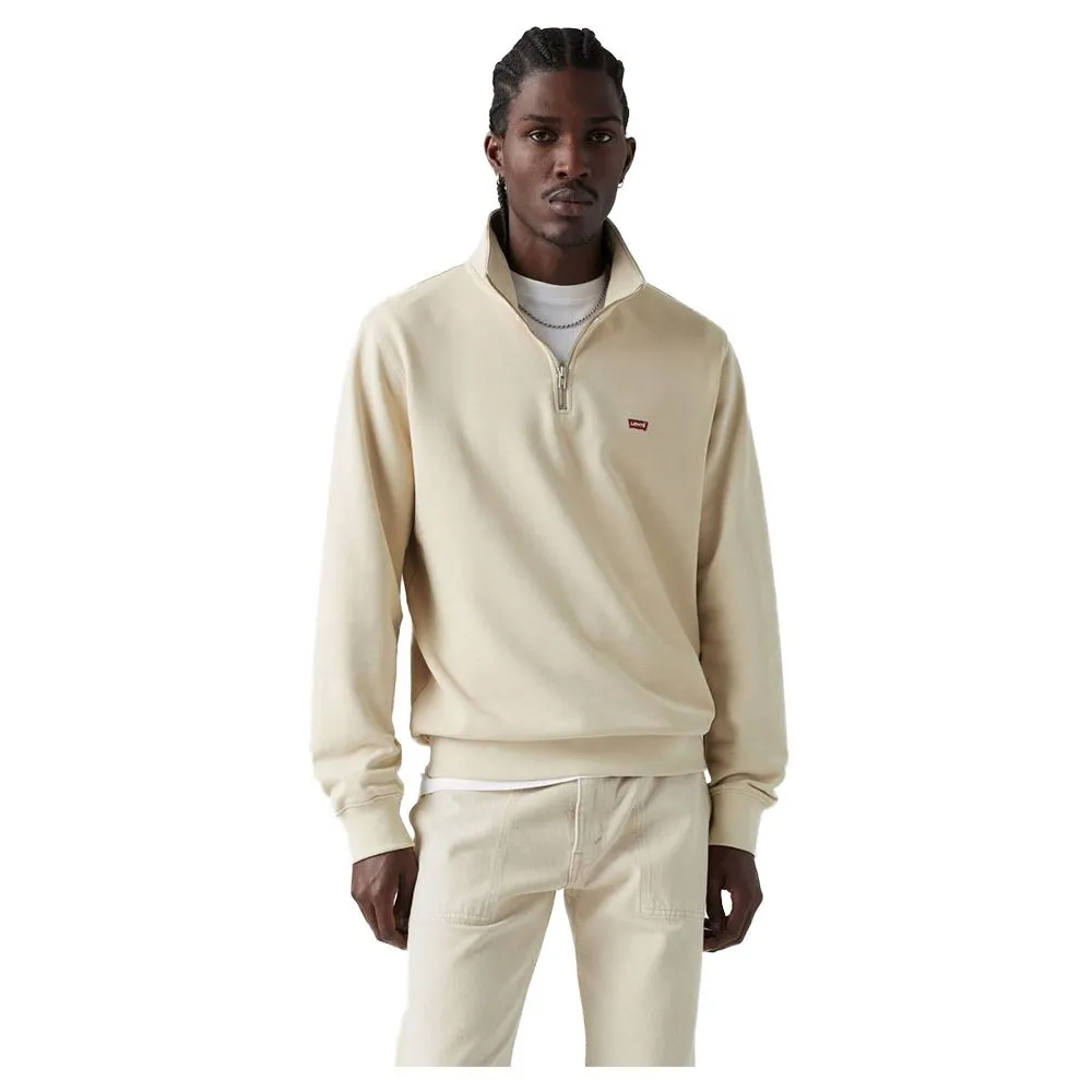 

Толстовка Levi's Original half zip, бежевый