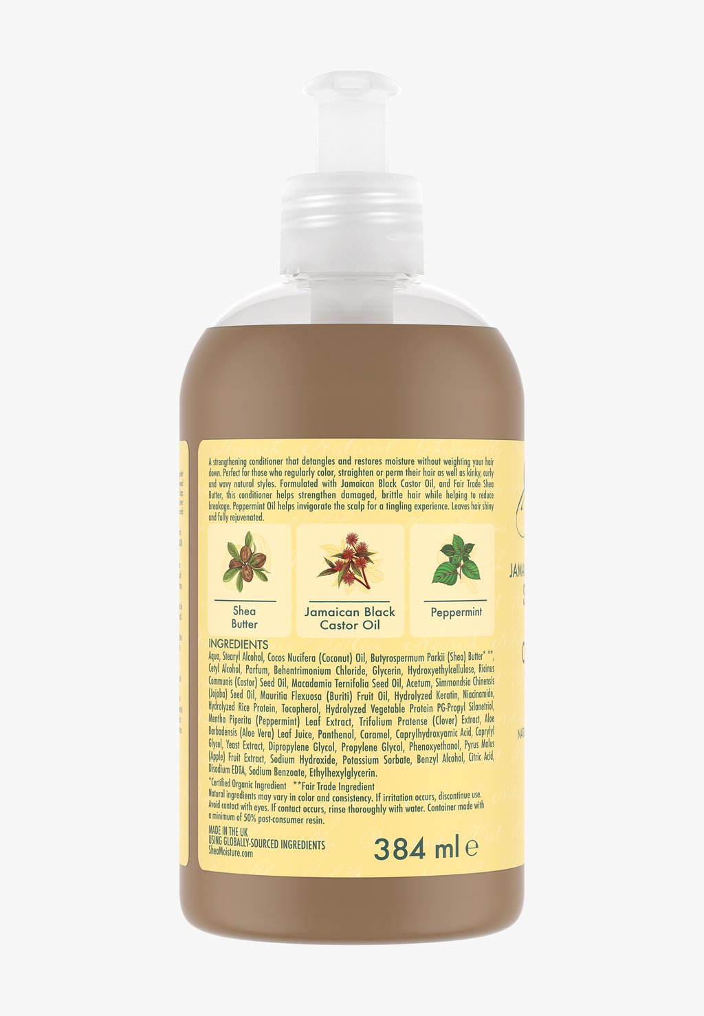 Кондиционер SHEA MOISTURE JAMAICAN BLACK CASTOR OIL STRENGTH AND RESTORE CON SheaMoisture — фото 2