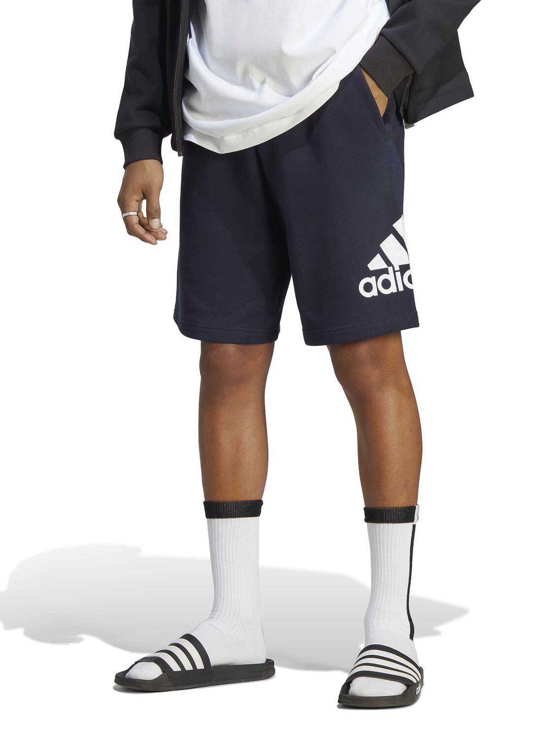 

Шорты Adidas Sportswear Essentials Big Logo French Terry, синий
