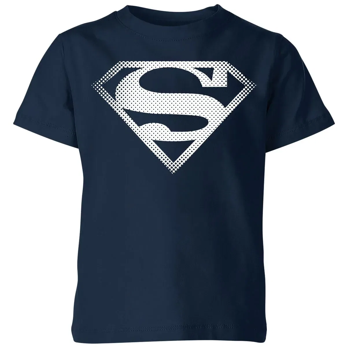 Детская футболка с принтом Superman Spot Logo Zavvi, Navy