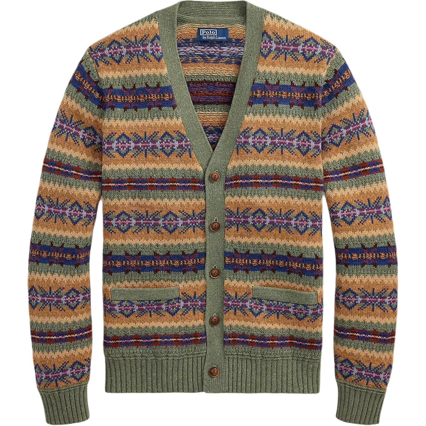 Мужской свитер оливковый Polo Ralph Lauren, Olive Green
