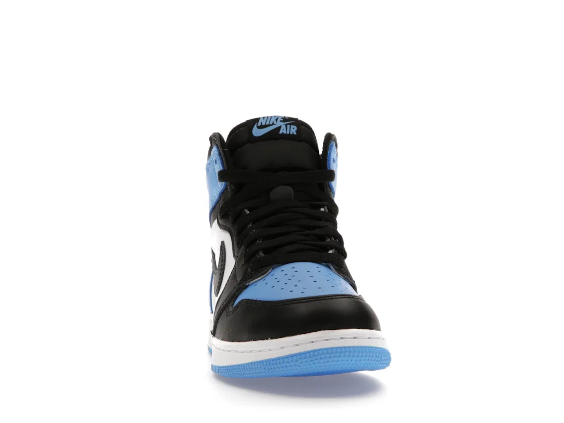 Детские кроссовки с перфорированным носком Jordan 1 Retro High OG Jordan, University Blue/Black/White — фото 2