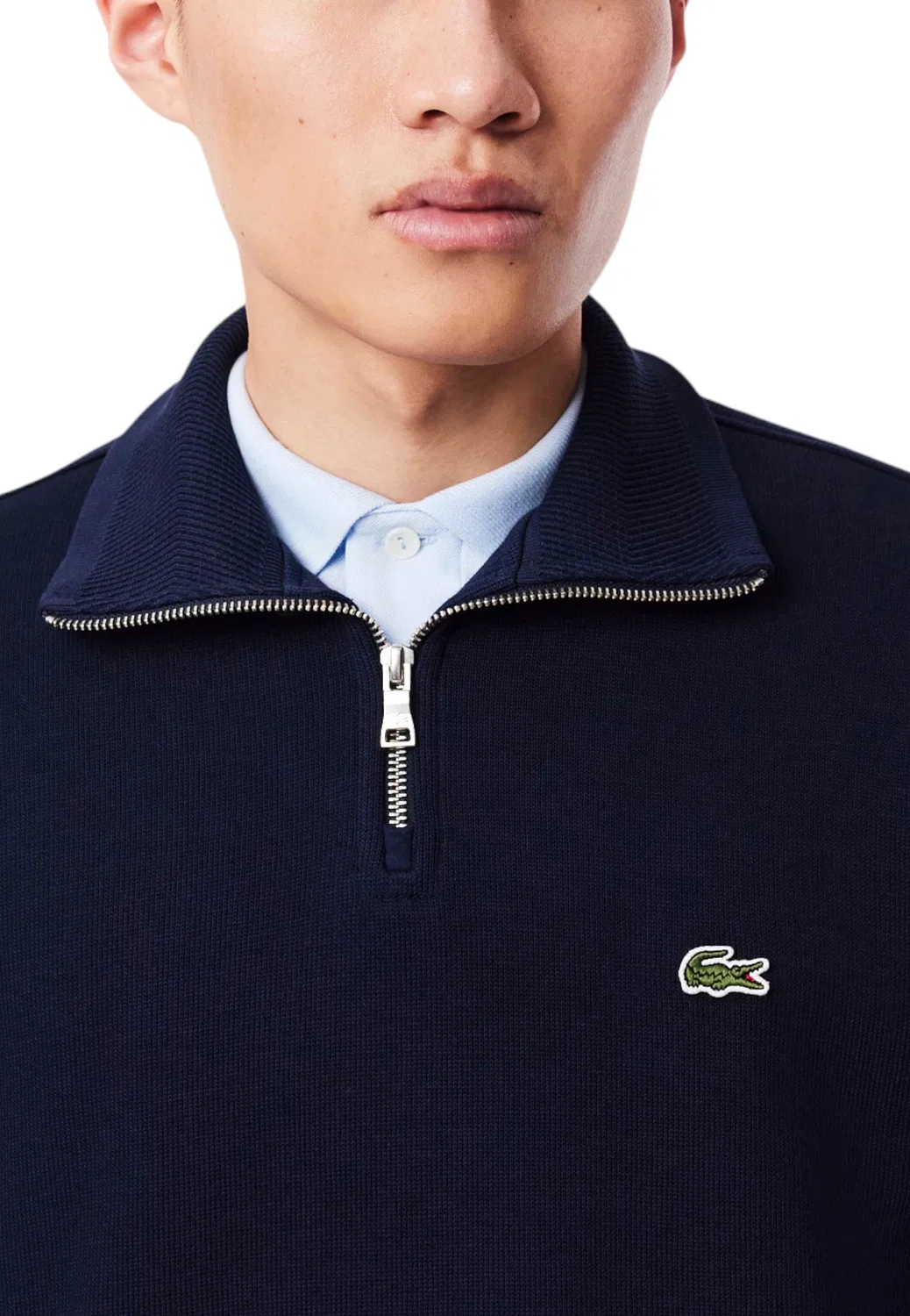 Мужской свитшот с длинным рукавом Lacoste, Blue — фото 2