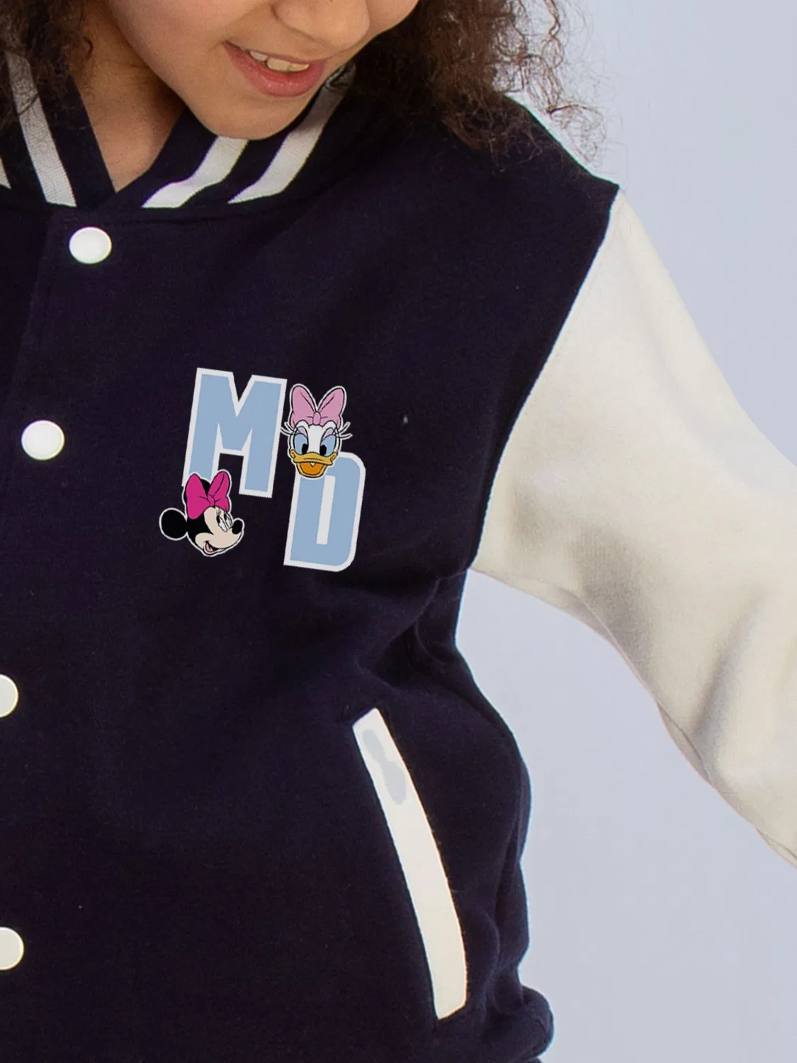 Куртка-бомбер Minnie Mouse Rags & Rascals, синяя — фото 3