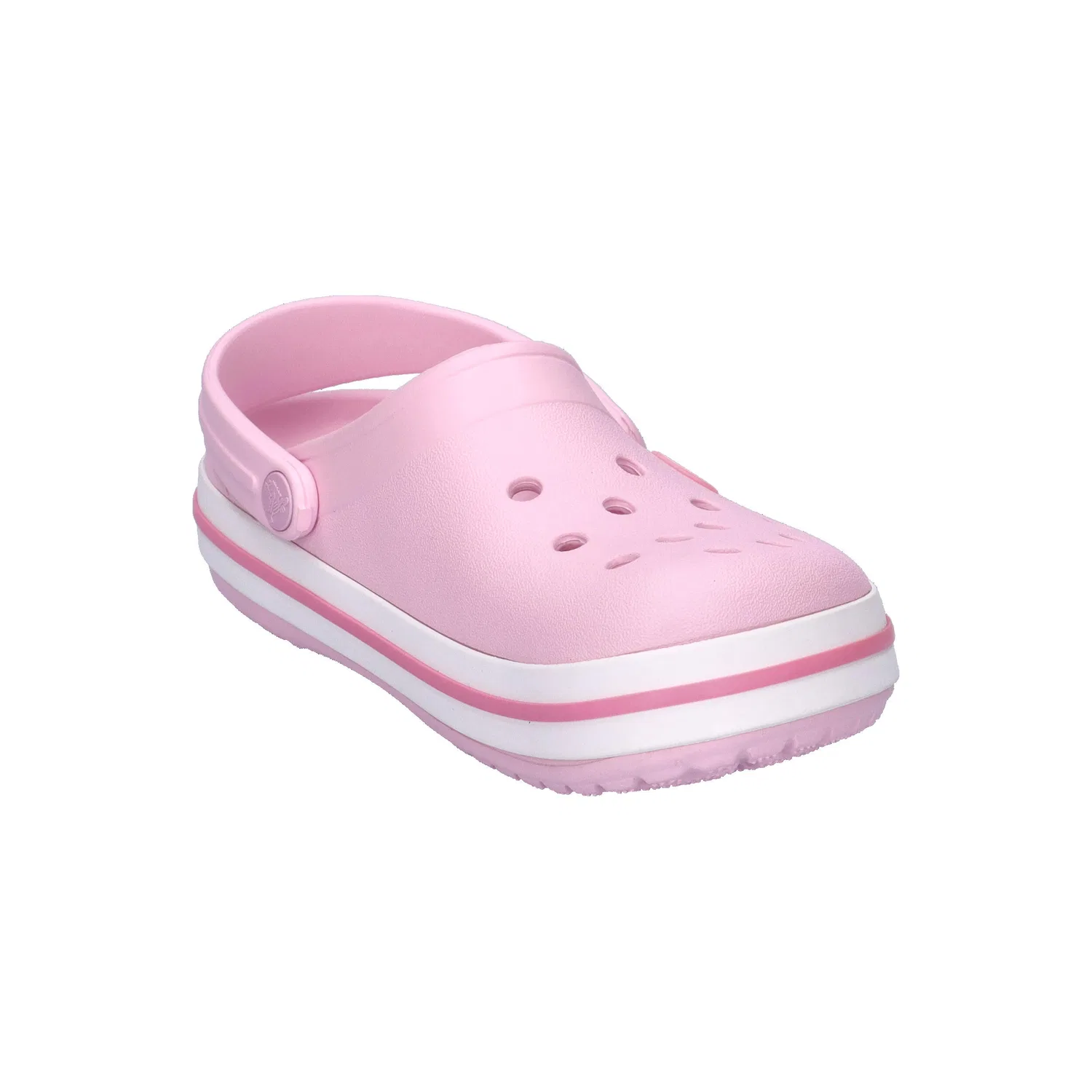 Детские сандалии-клог с гоночной полосой Crocband Crocs, Rosa — фото 2