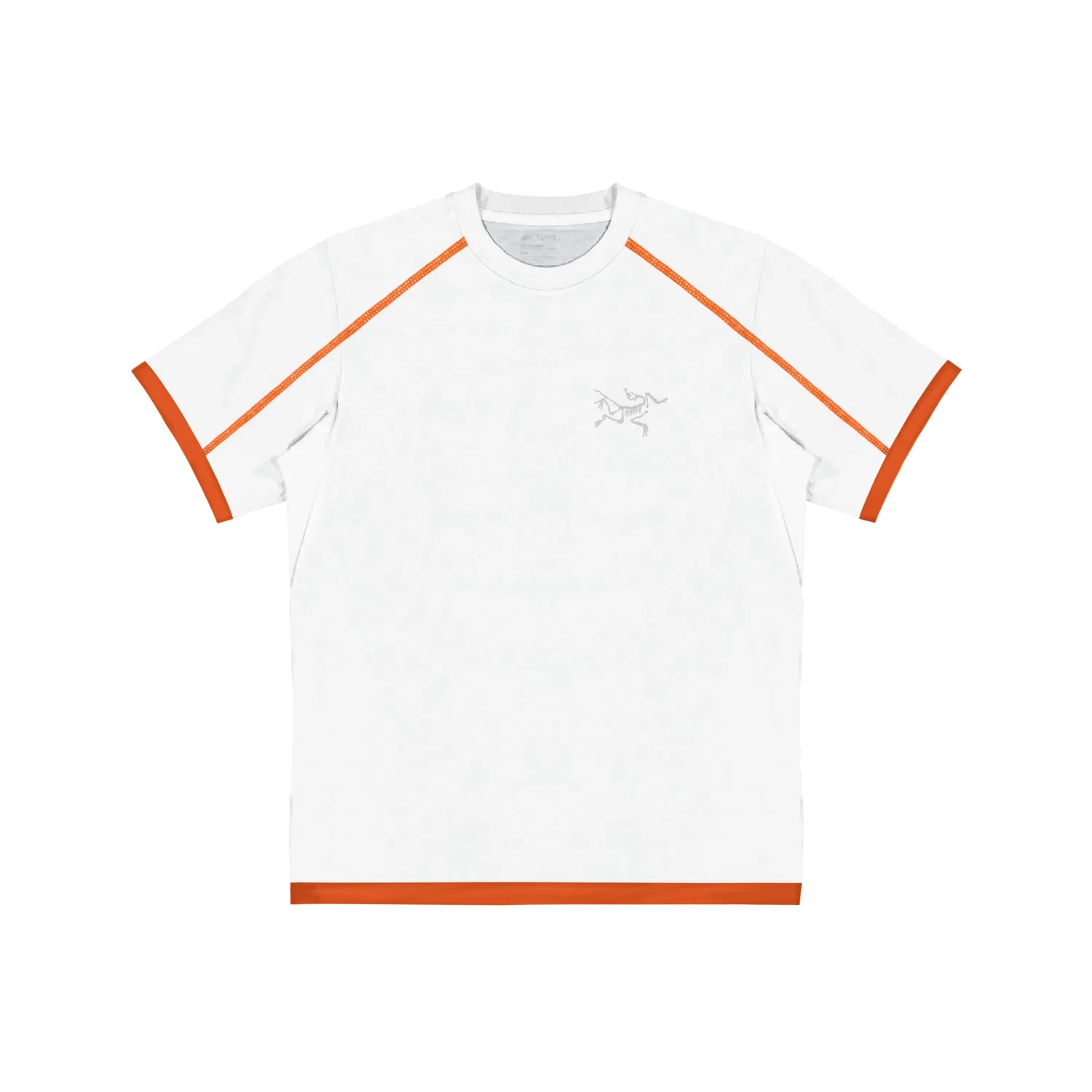 Детская футболка с круглым вырезом KRAGG T Shirts Arcteryx, White/White