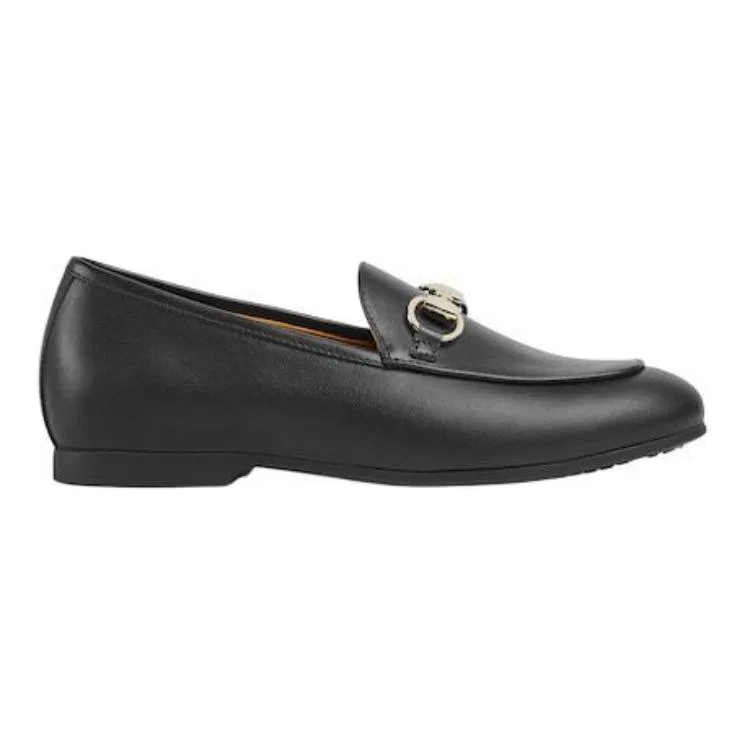 Детские кроссовки Gucci Horsebit Low top, кожаные, Black — фото 3