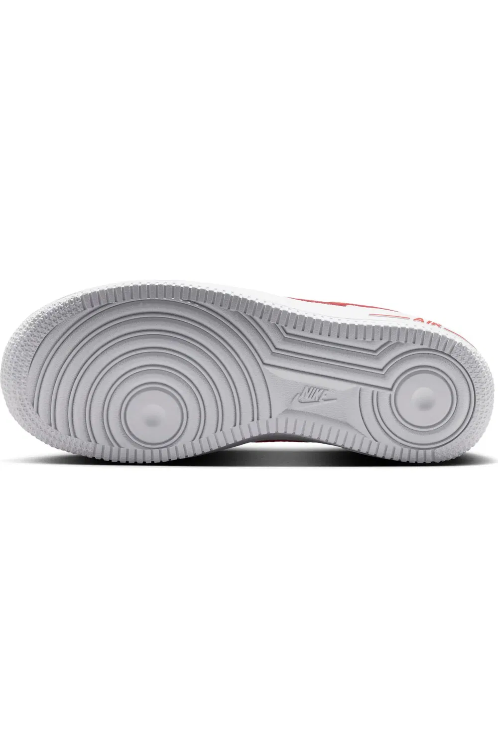 Кроссовки детские баскетбольные Air Force 1 Low Nike, White/Picante Red/White — фото 4