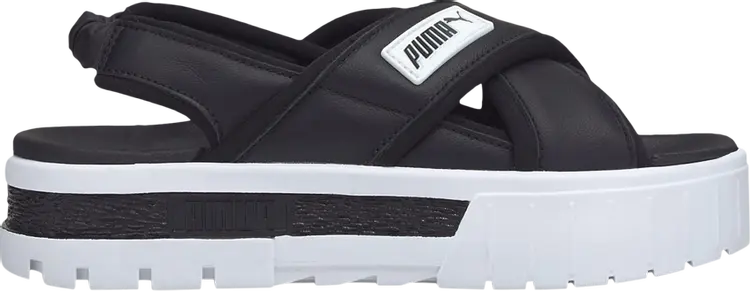 Сандалии Puma Wmns Mayze Sandal Black White, черный