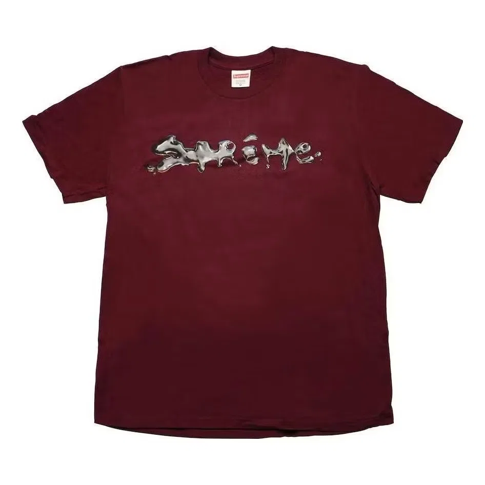 Футболка с принтом Liquid Supreme, красный