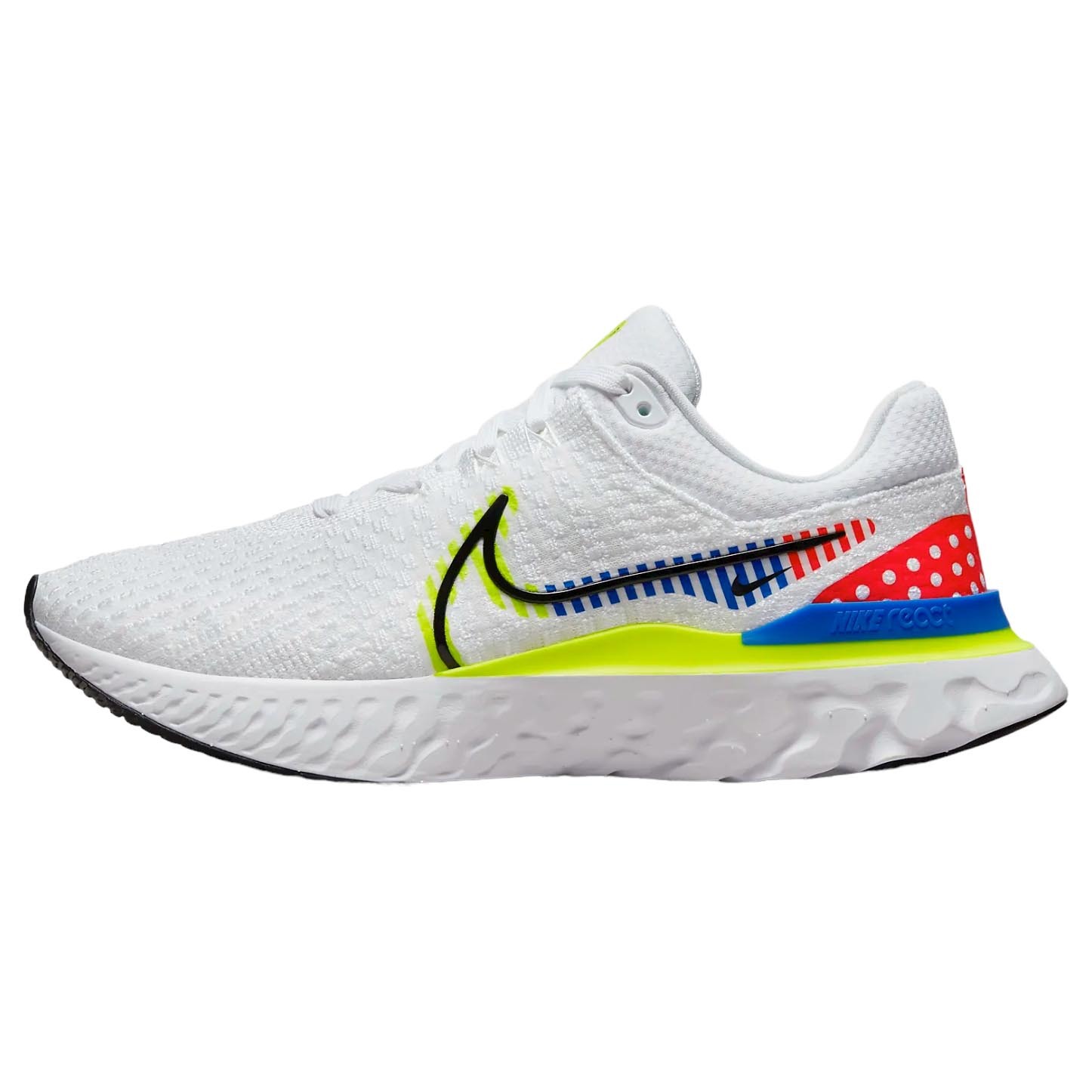 

Кроссовки Nike React Infinity Run Flyknit 3 Premium, белый/желтый