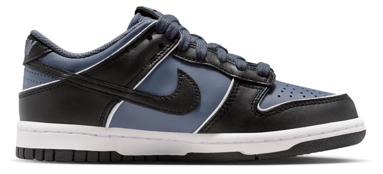 Кроссовки для мальчиков Dunk Low SE Nike, цвет Black/Lt Carbon/White