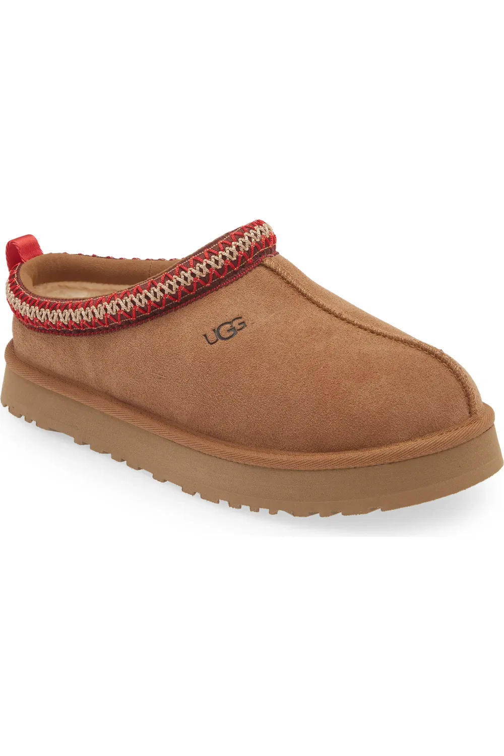 Детские тапочки слипоны на платформе Tazz UGG, Chestnut