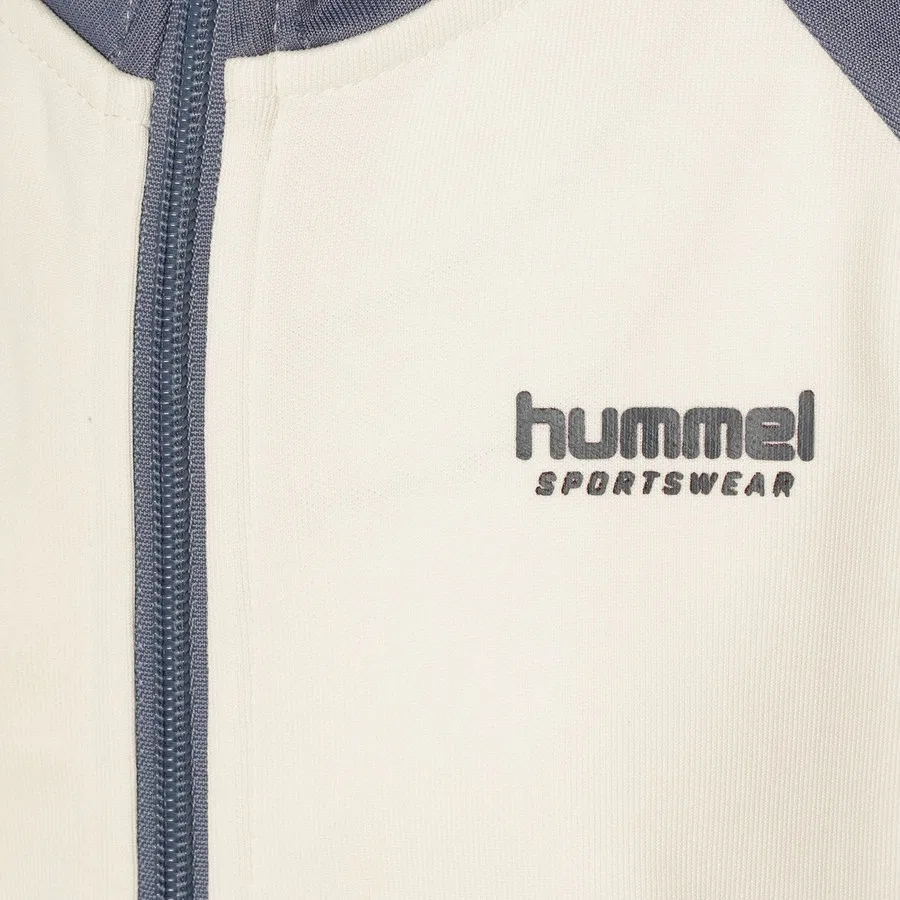Детский свитшот с флисовой подкладкой, с принтом, модель Colese, Hummel, Белый — фото 4