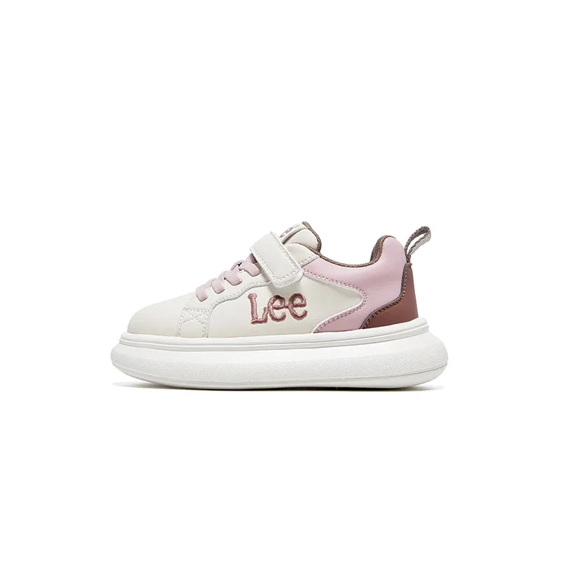 Детские кроссовки для скейтбординга с заниженным каблуком Lee, Beige Pink