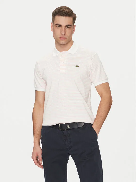 Поло classic fit Lacoste, розовый