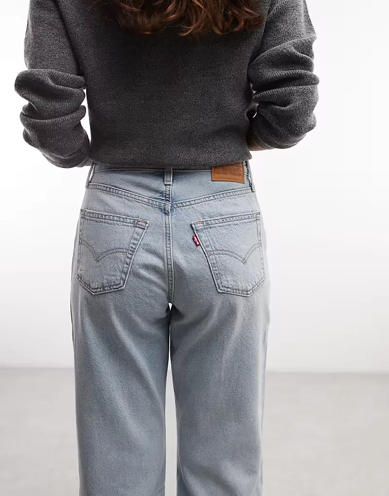 Джинсы Levi's Easy Dad Denim светло-голубой — фото 4