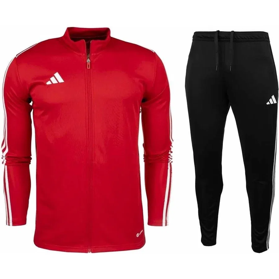 Спортивный костюм с принтом adidas, Красный