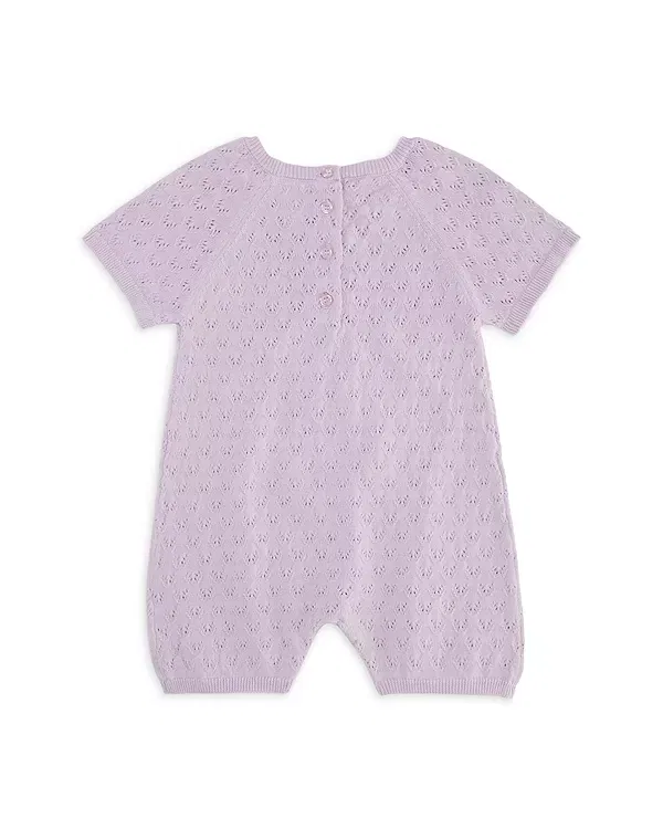 Детский комбинезон-свитер с длинным рукавом ажурный Bloomie's Baby, Lilac — фото 2