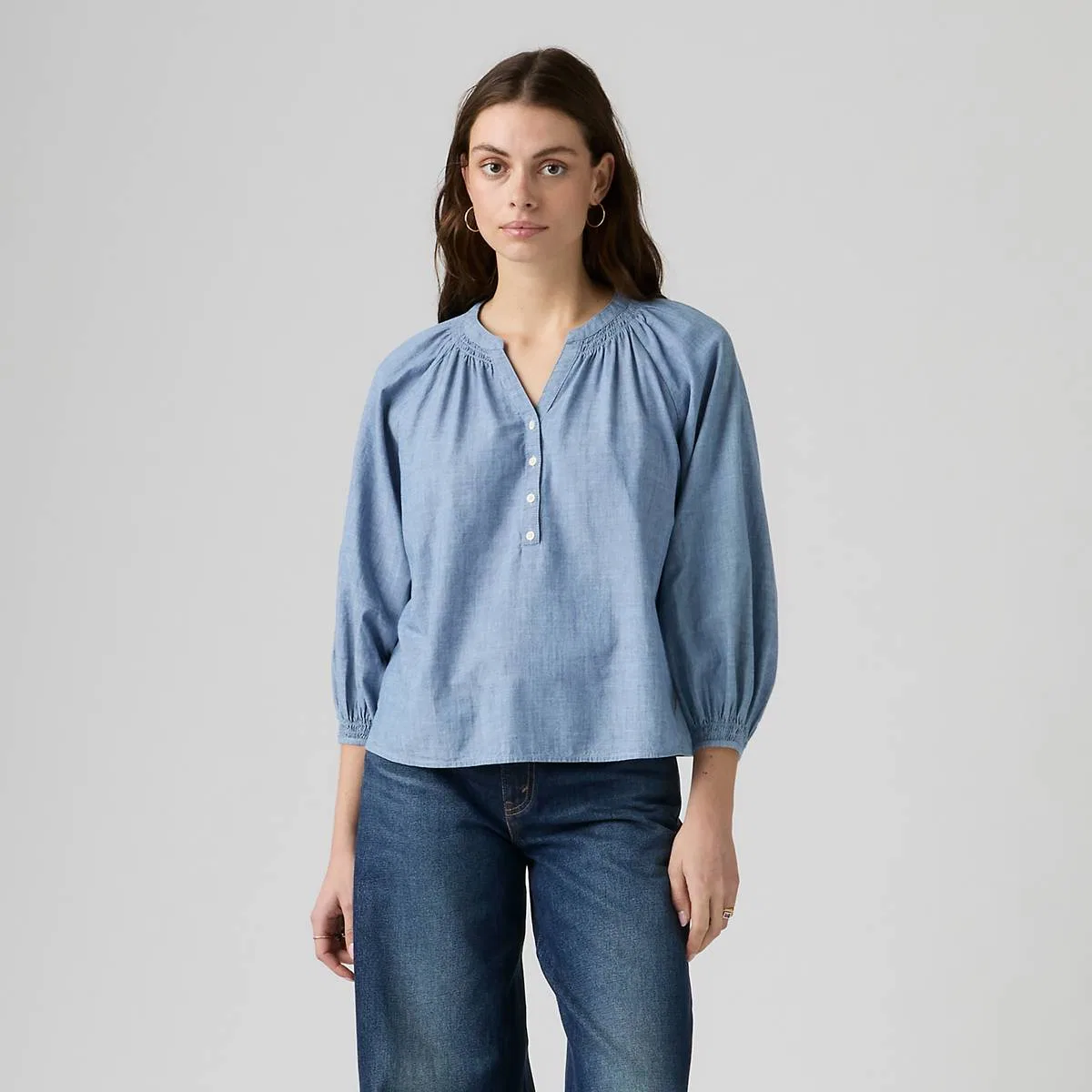 Блузка «Мечта» Levi's, Why Hello - Blue — фото 3
