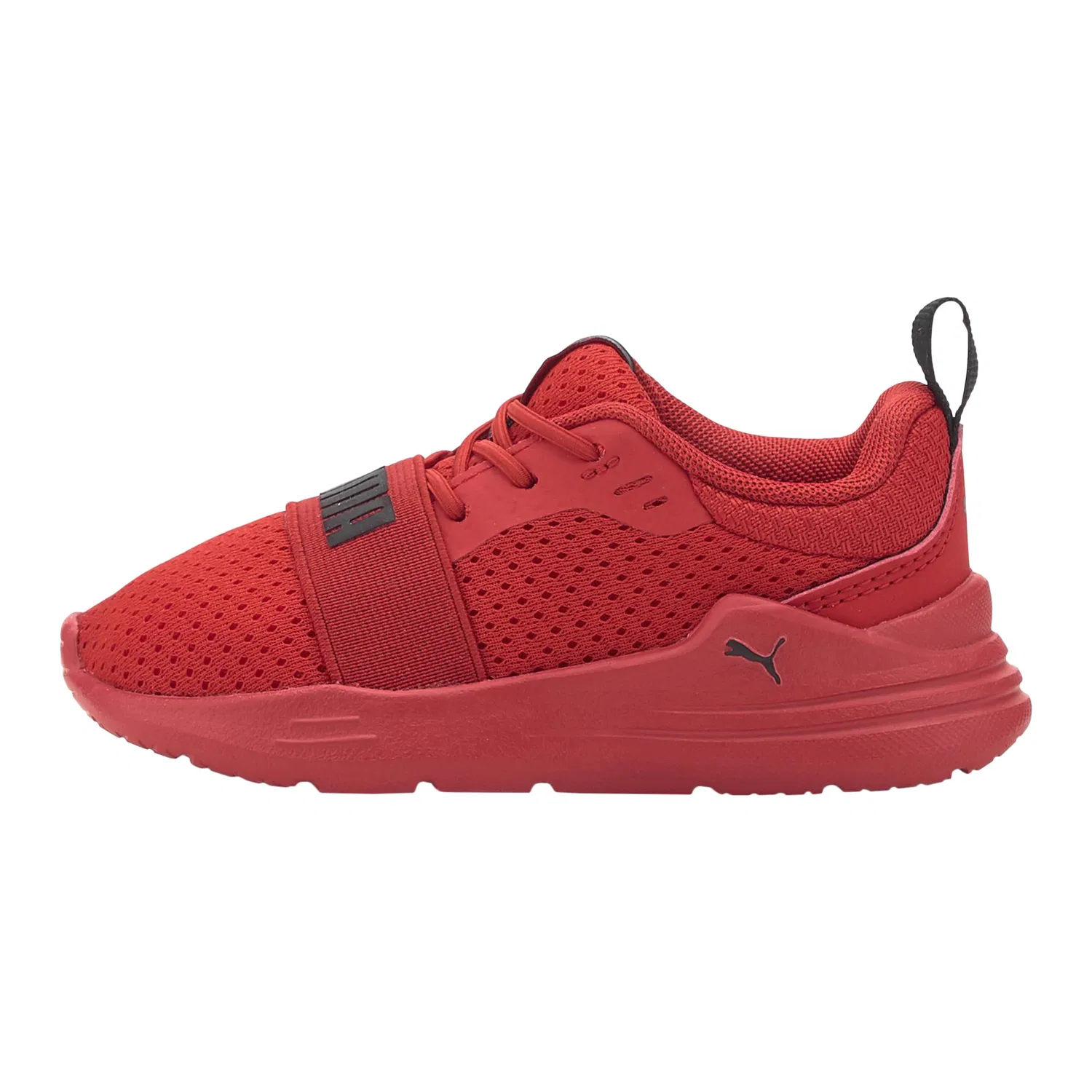 Кроссовки низкие детские на шнуровке Wired Run Ac Puma, красный