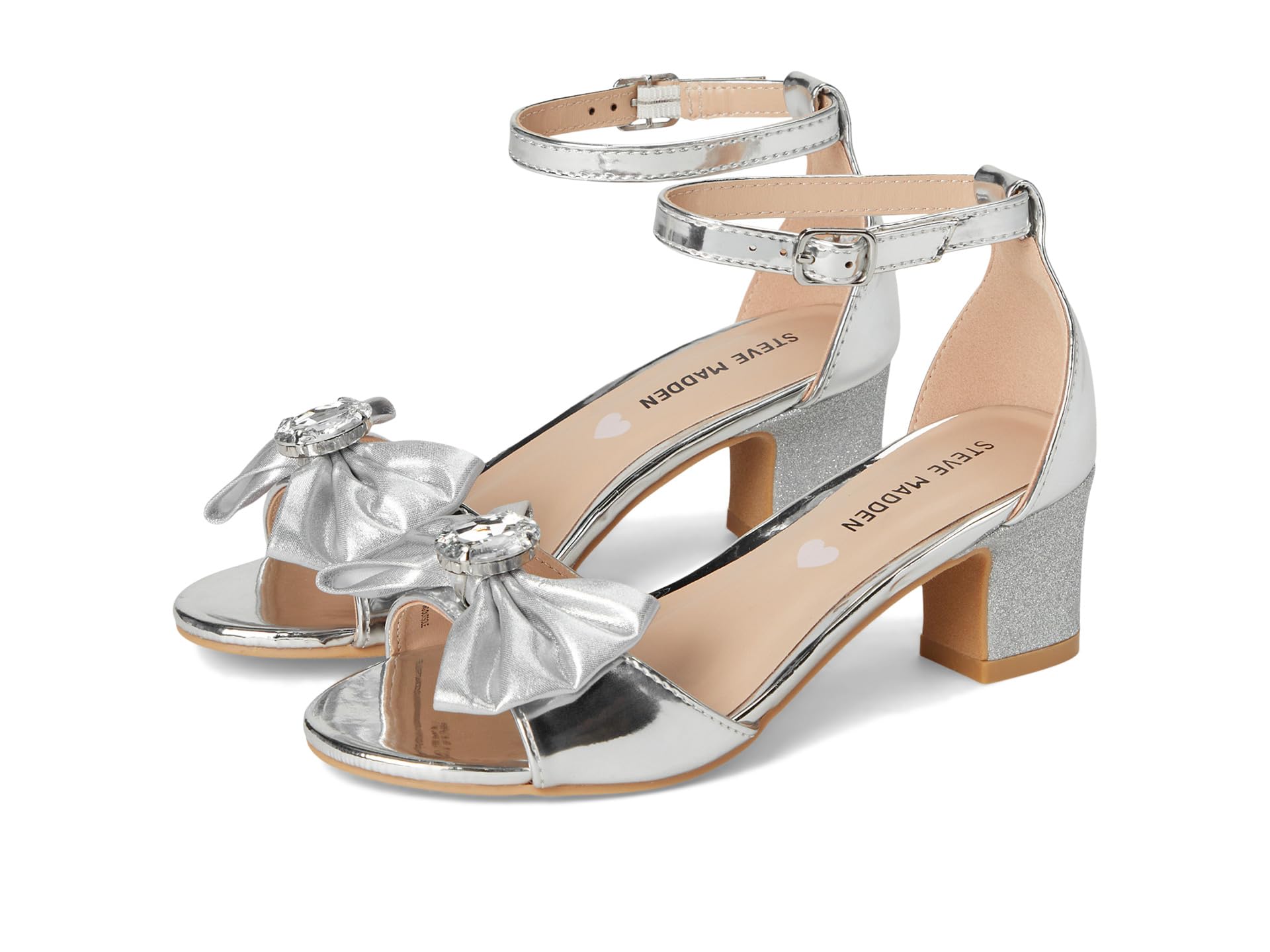 

Туфли Steve Madden Kids Clair, серебряный