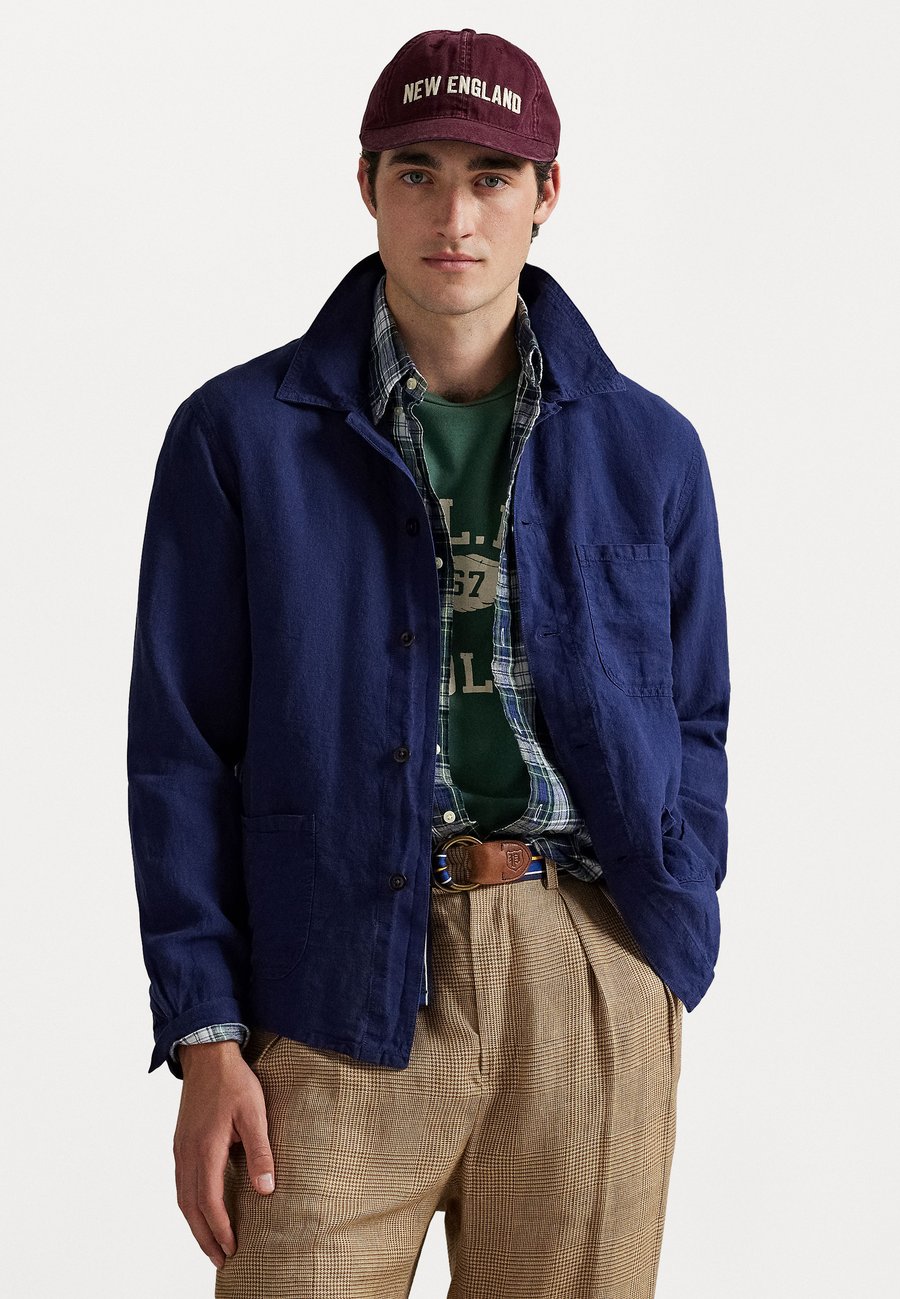 

Куртка Polo Ralph Lauren LINEN UTILITY JACKET, Newport Navy/Dark Blue