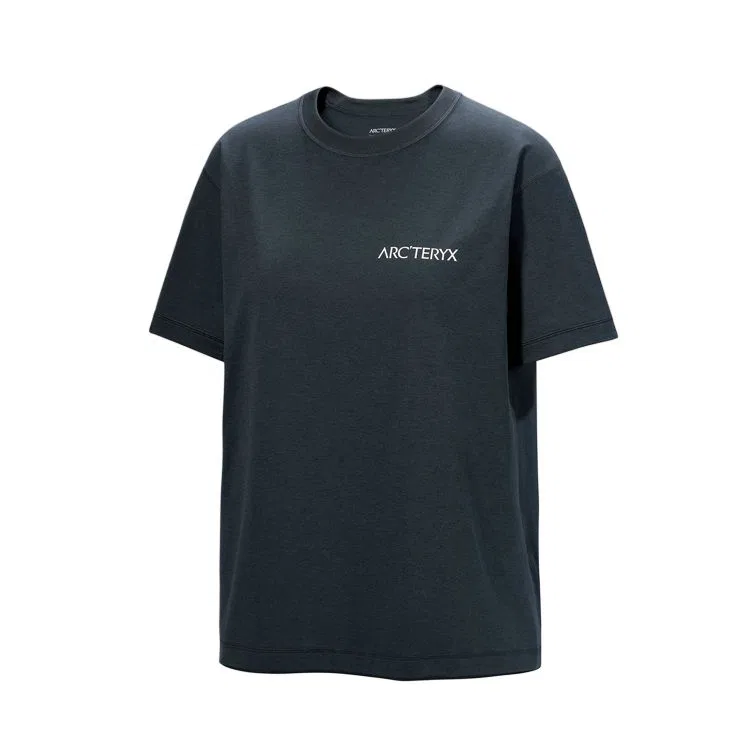 Футболка женская с круглым вырезом Moderate Arcteryx, Orion Blue/Gray