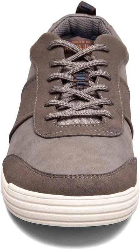 Мужские спортивные кроссовки Nunn Bush Kore City Walk Court U-bal Athletic Casual Trainers на шнуровке Oxford, Gray — фото 3