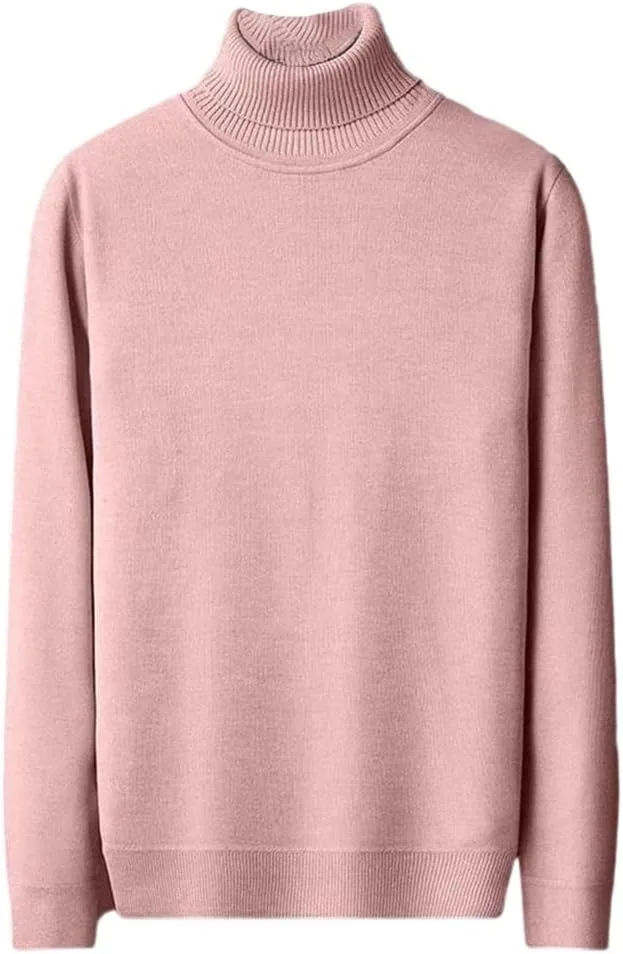 

Мужской повседневный свитер Slim Fit с длинным рукавом и воротником-гольф