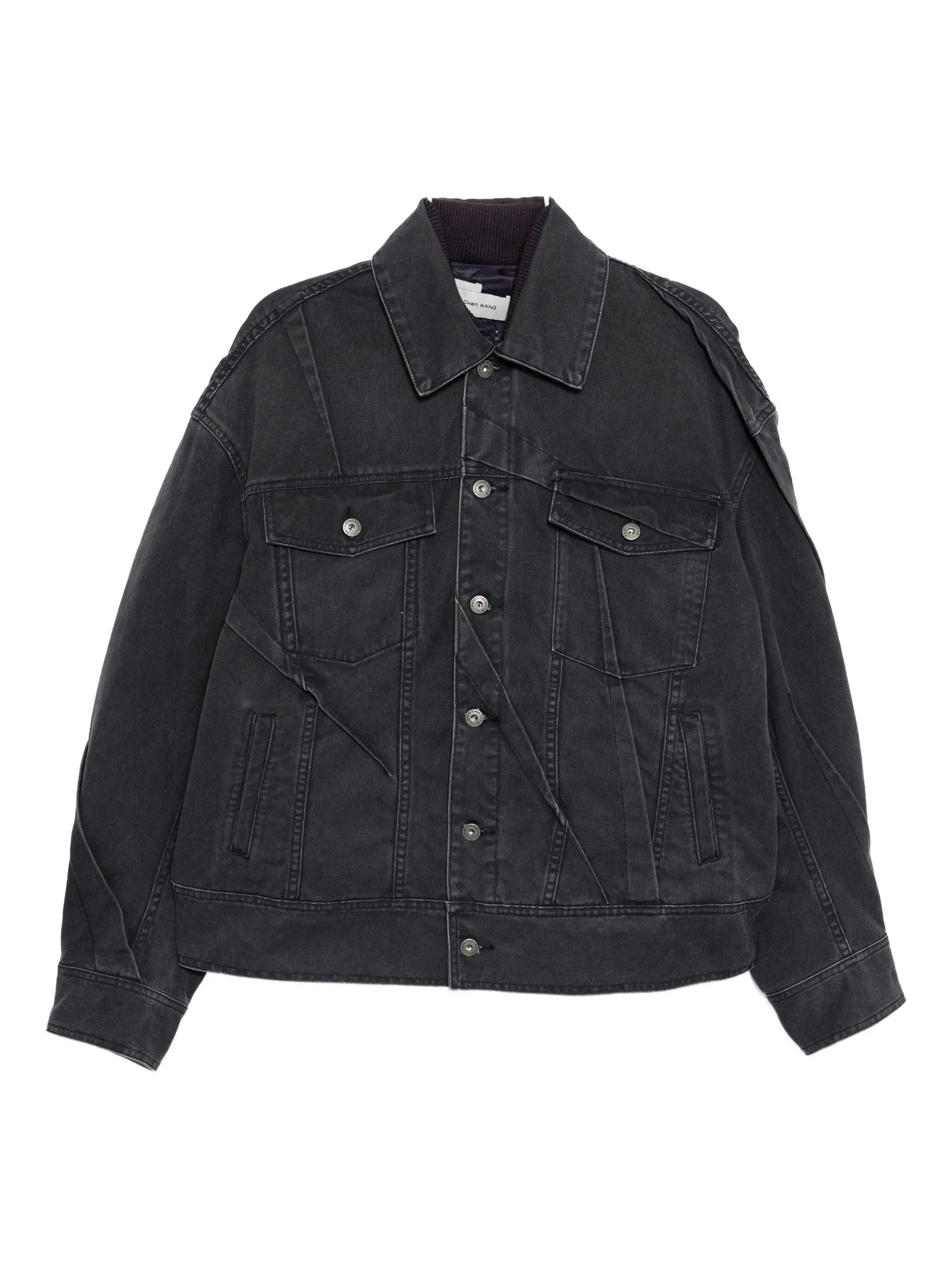 

Стеганая куртка с карманами Feng Chen Wang, фиолетовый