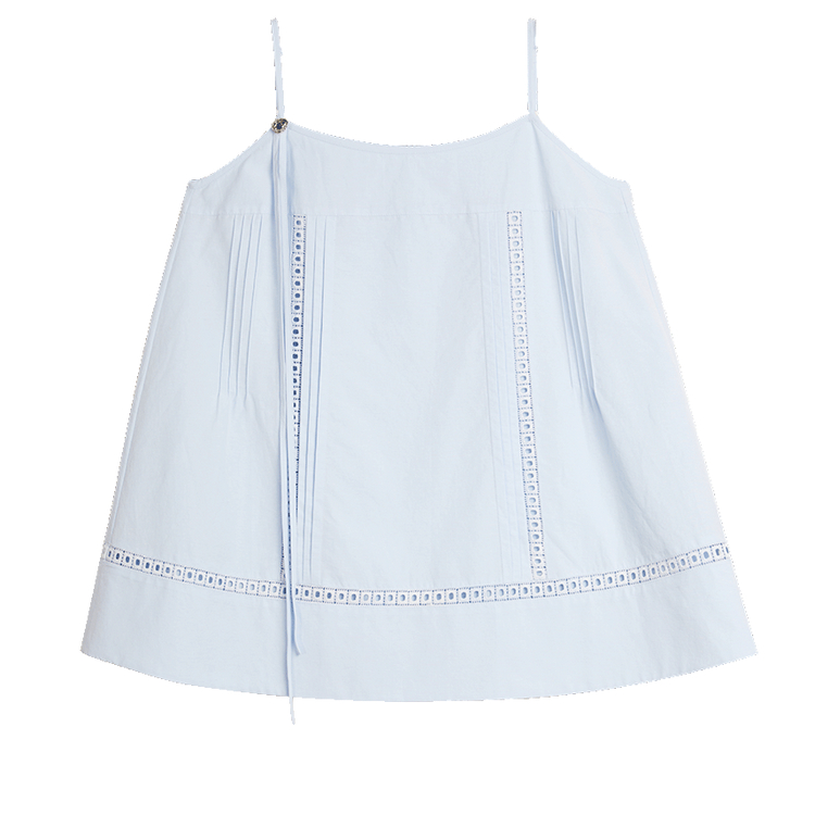 

ELLE Камисоль Women's Blue Crew Neck Moderate Others