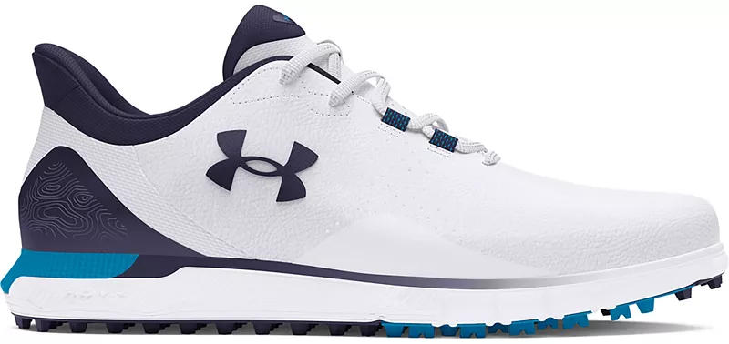 

Мужские туфли для гольфа Under Armour Drive Fade без шипов, цвет White/Midnight Navy