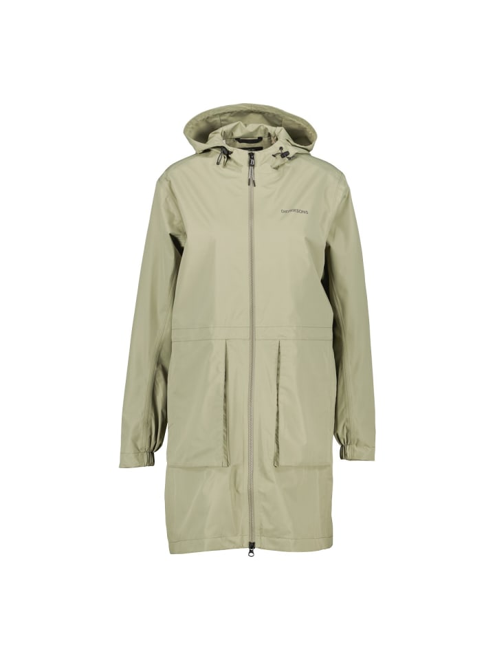 

Пуховик Didriksons Bella Parka, цвет mistel green