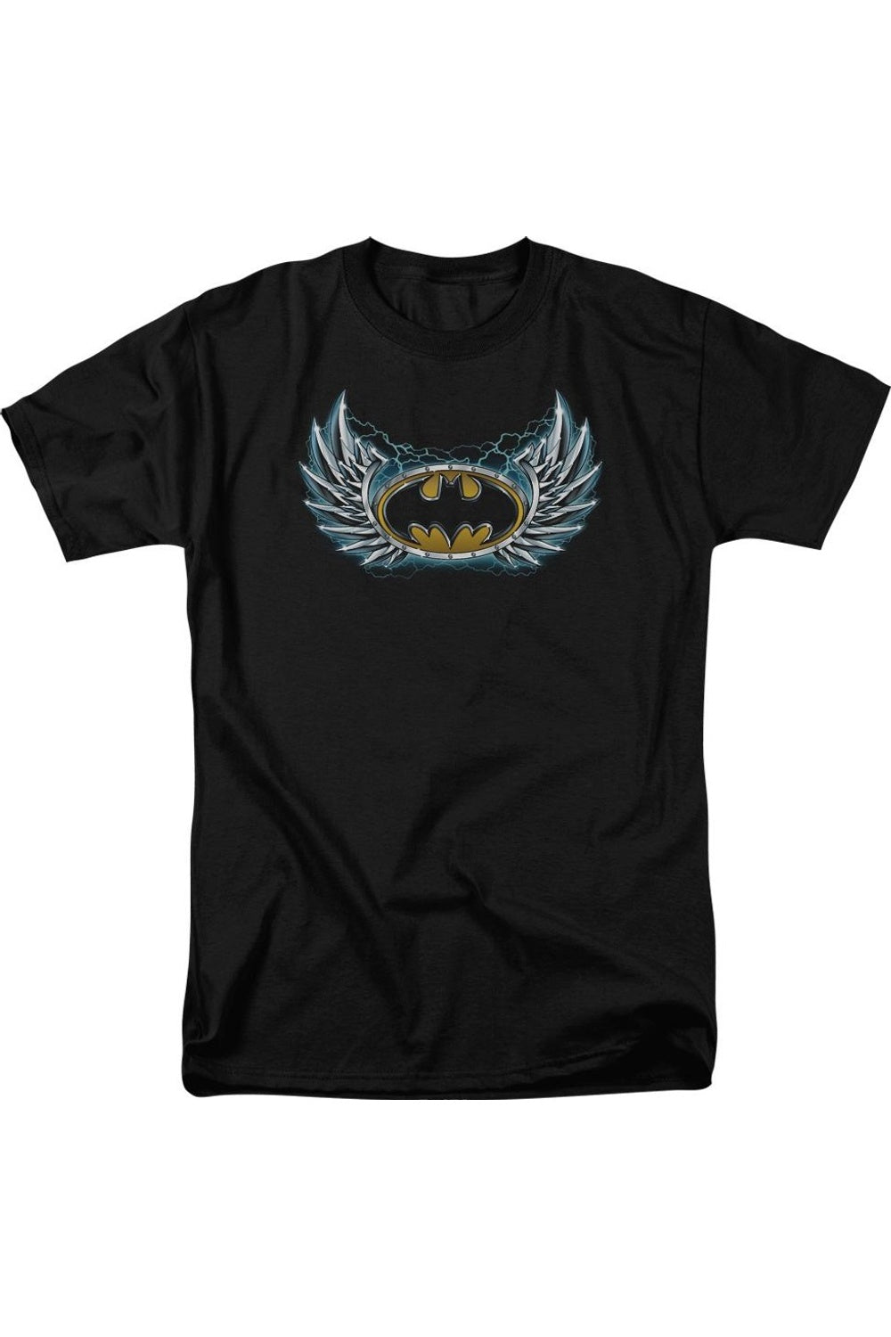 

Футболка с коротким рукавом и логотипом Batman Steel Wings для взрослых Gildan, черный