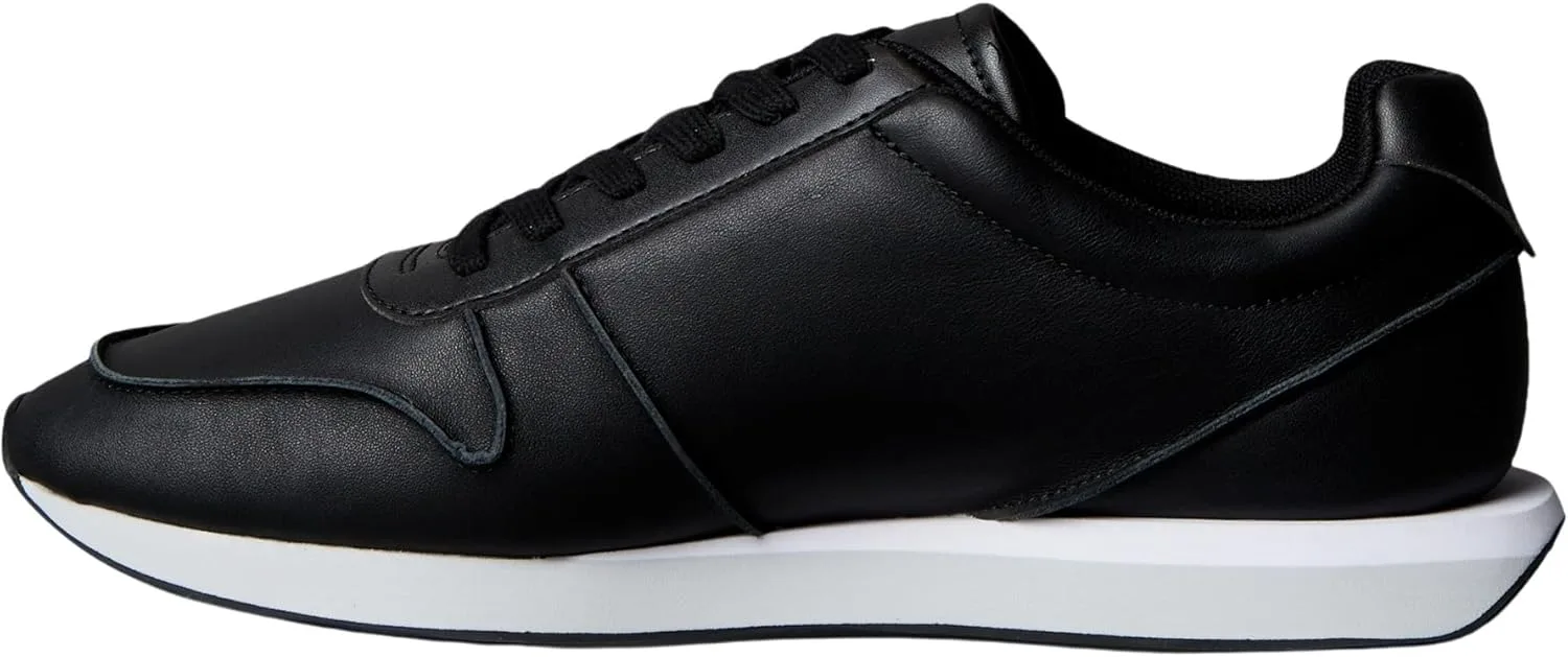 Мужские кроссовки Calvin Klein Retro Runner на шнуровке LTH Pinch Ym0ym01455 Low Top, белый/черный