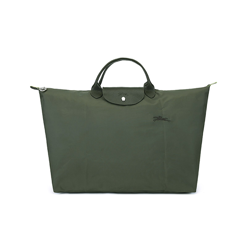 

LONGCHAMP Сумка Le Pliage Green Canvas с кожаными вставками, Green