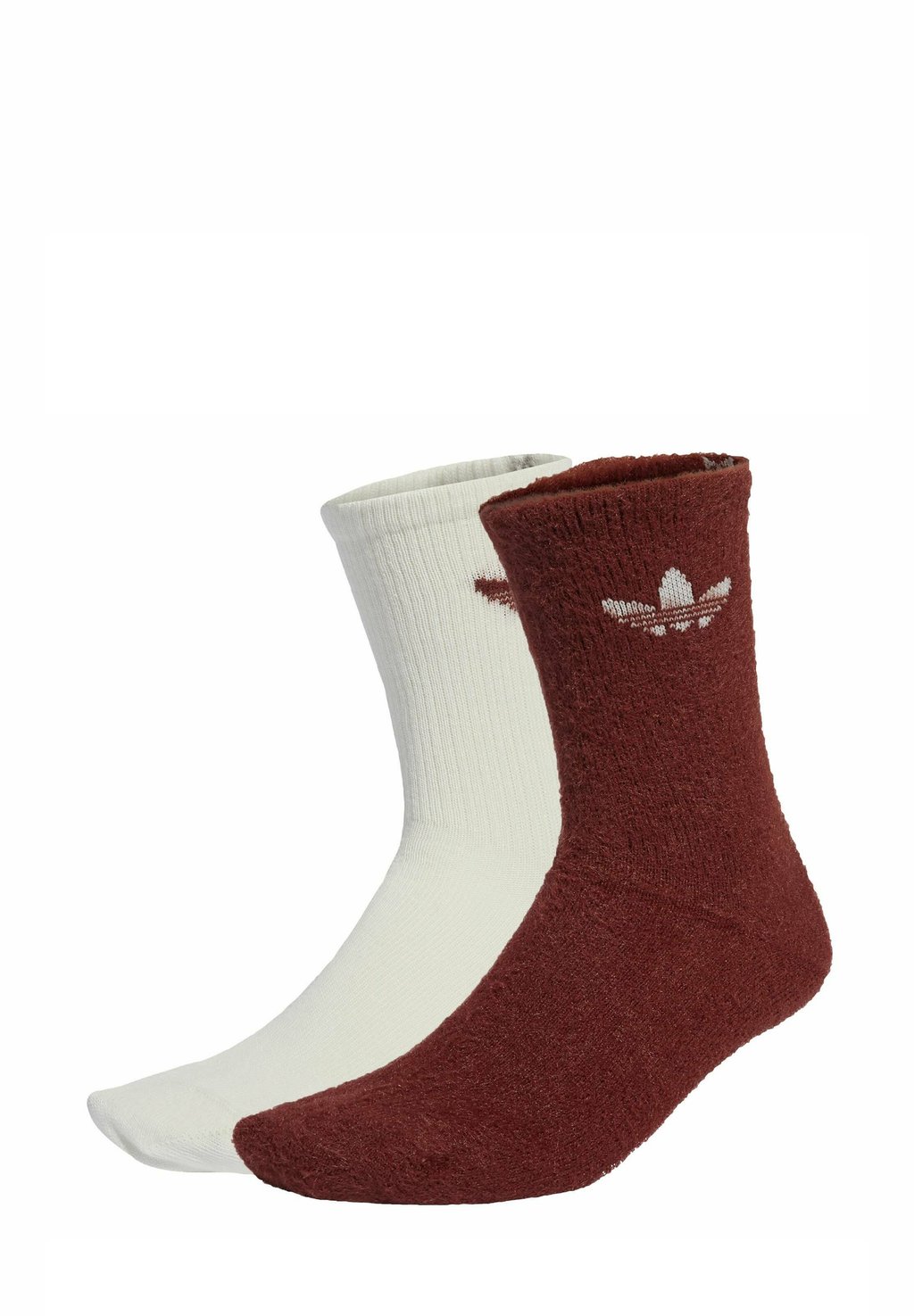 

Носки FLUFFY CREW 2 PAIRS Adidas Originals, коричневый