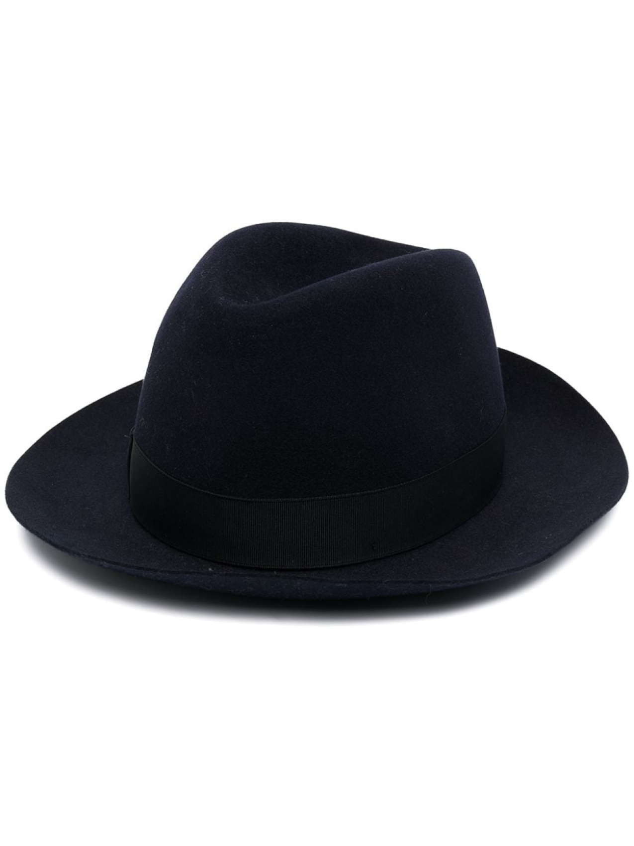 

Borsalino шляпа-федора с лентой, синий