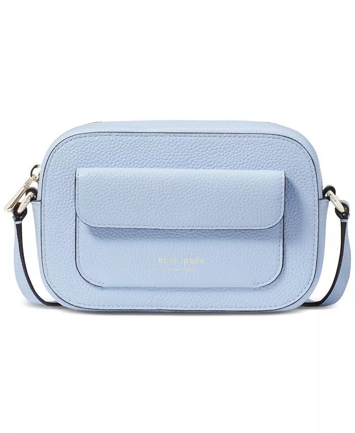

Плетеная сумка через плечо Ava из шагреневой кожи Kate Spade New York, синий